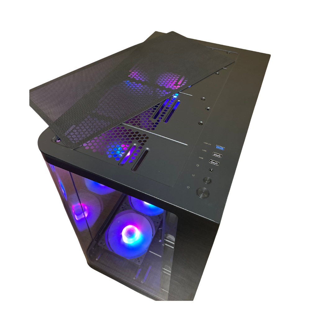 Gabinete Aconcawa Boris 6 coolers RGB ATX (GB-KIT006)