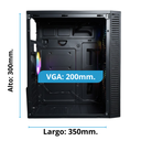 Gabinete Aconcawa Voltix v2 M-atx 3 coolers RGB (GB-KIT007)