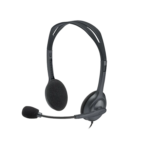 Auriculares Logitech H111 Gris