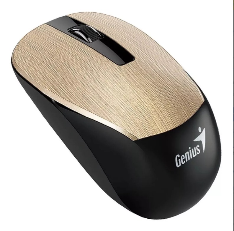 Mouses  GENIUS NX-7015 BLACK/GOLD WIRELESS (NX-7015 GOLD)