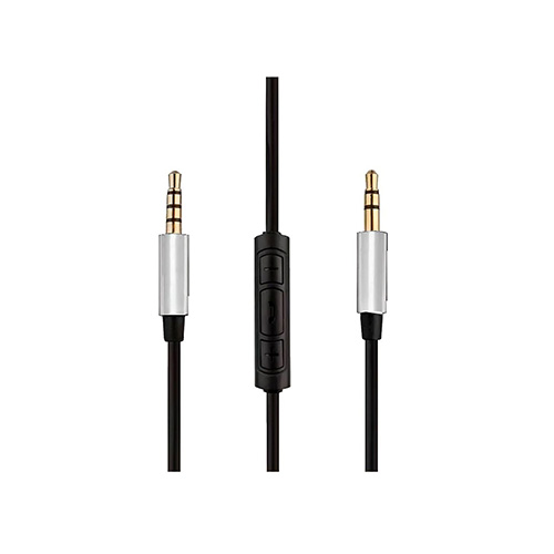 NETMAK CABLE PLUG (M) A PLUG (M) C/MICROFONO Y CONTROL DE VOLUMEN 1M (NM-MIC15)