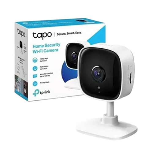 TP-LINK CAMARA IP CLOUD INTERIOR VISIÓN NOCTURNA CON SOPORTE MICRO SD DETECTOR DE MOVIMIENTO FHD (TAPO C100)