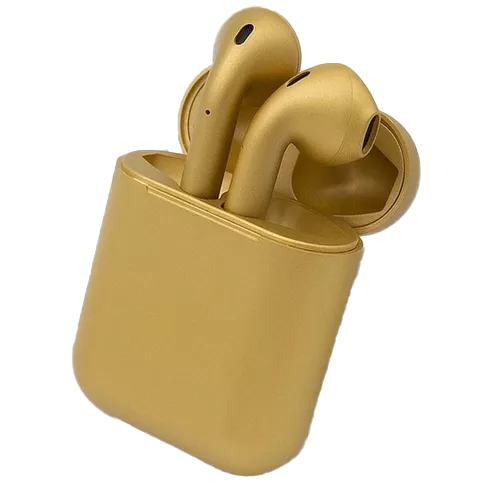Auricular Inalámbrico Bluetooth Tws 12 In Ear Dorado