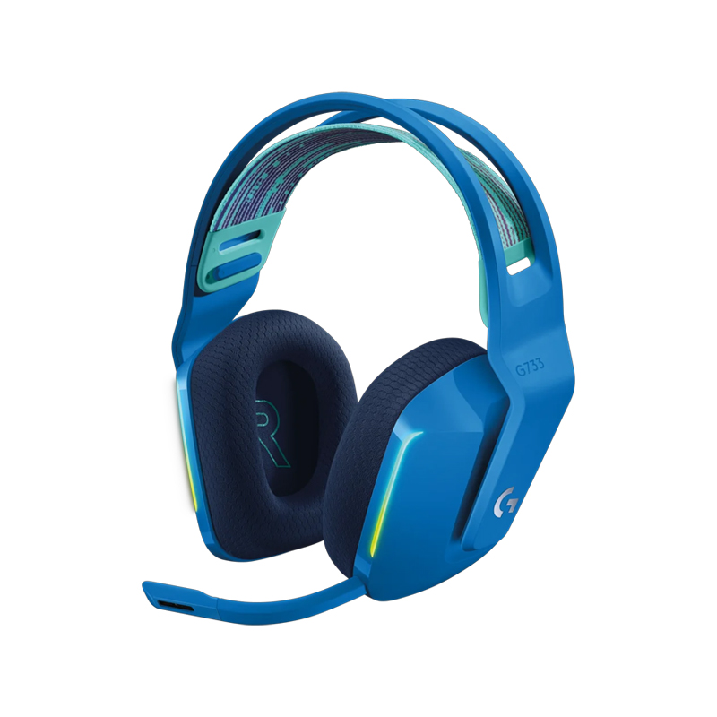 Auricular LOGITECH G733 LIGHTSPEED WIRELESS 2.4 GHZ RGB BLUE (981-000942)