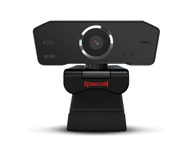Camara web REDRAGON FOBOS USB STREAMING WEBCAM HD 720P BLACK (GW600-1)-(6950376772275)