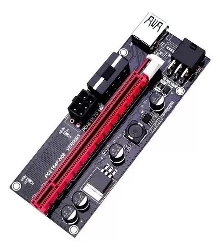 Placa Riser 60 CM V009S 4 CAPACITORES MINERIA