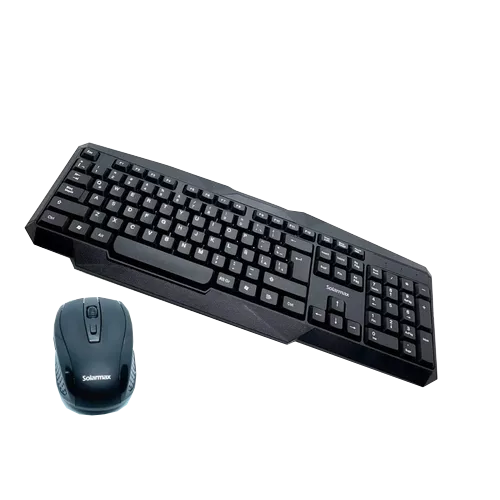 Teclado Solarmax Combo Mouse Mw200 Y Teclado Kb302W Inalambrico