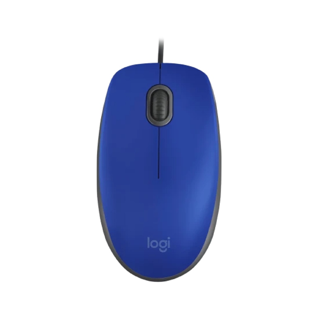 Mouses LOGITECH M110 SILENT USB WIRED BLUE (910-006662)
