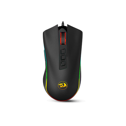 Mouse REDRAGON COBRA CONNECTION USB WIRE BLACK RGB 8 BOTONES 10000 DPI (M711) (6950376750549)
