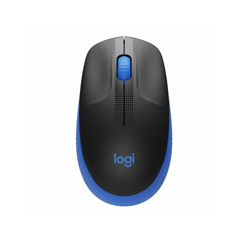 Mouses  LOGITECH M190 WIRELESS NEGRO AZUL (910-005903)