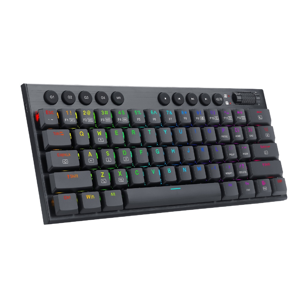 Teclado REDRAGON K632 HORUS MINI BLACK TIPO RGB SWICH RED MECANICO INGLES (K632-RGB) (6950376717498)
