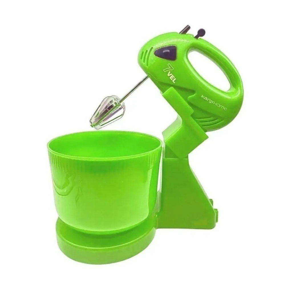 Batidora de mano Kanji KJH-BL0300HMB01 verde con bowl
