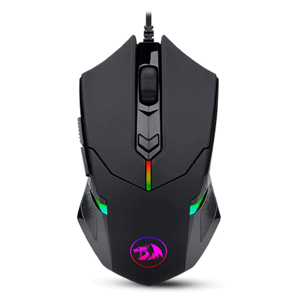 Mouses  REDRAGON CENTROPHORUS2 7200 DPI RGB 7 BOTONES BLACK (M601-RGB V1)-(6950376707635)