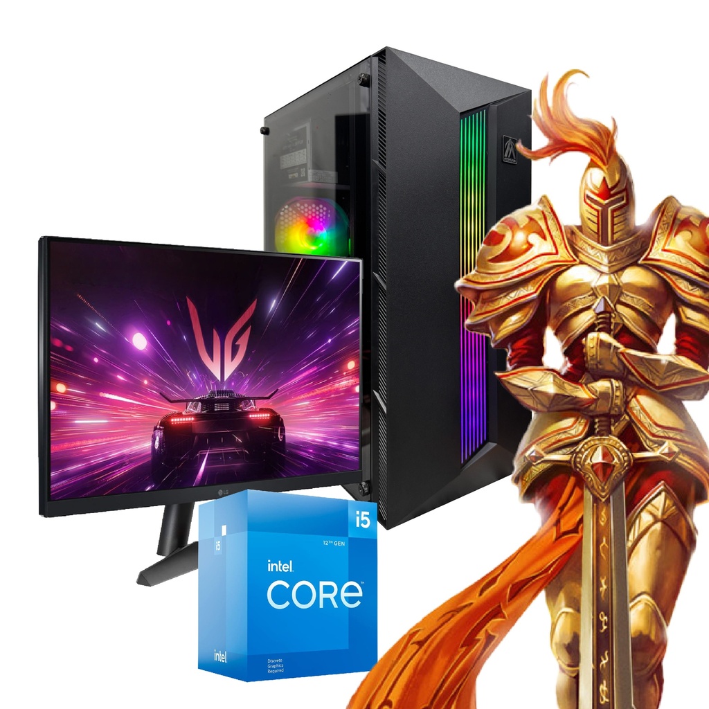 Pc INTEL i5 10400 16GB 480GB MONI24 WIFI W11 RGB