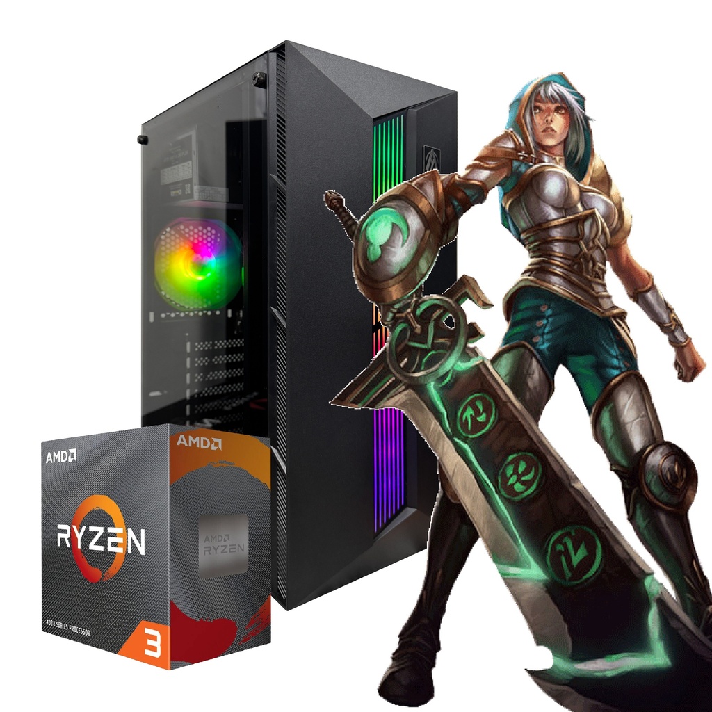 PC GAMER RYZEN 3 3200G 16GB 480GB RGB WIFI
