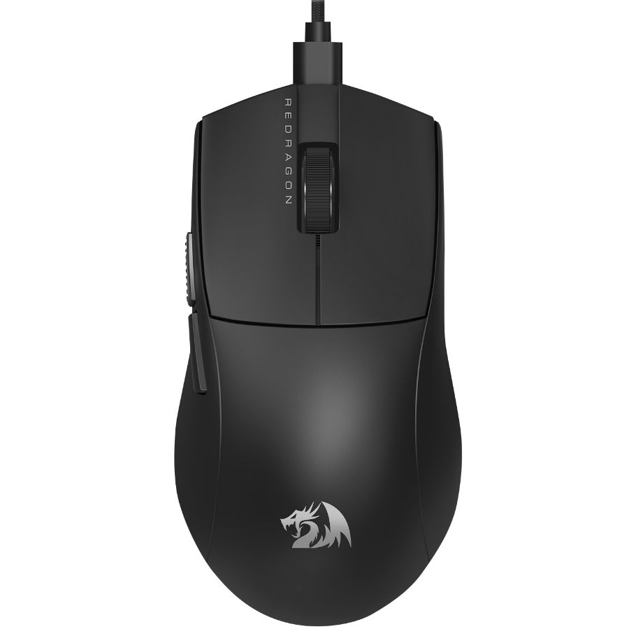 Mouses  REDRAGON M724 1K KING 12400 DPI 5 BOTONES NEGRO (M724)-(6950376721983)