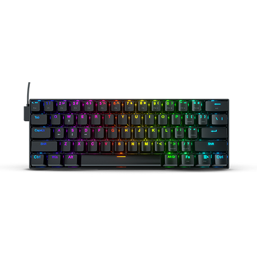 Teclado REDRAGON K630 DRAGONBORN BLACK TIPO USB RGB MECANICO LATINO SWITCH DUST-PROOF RED (K630RGB) (6950376713117)
