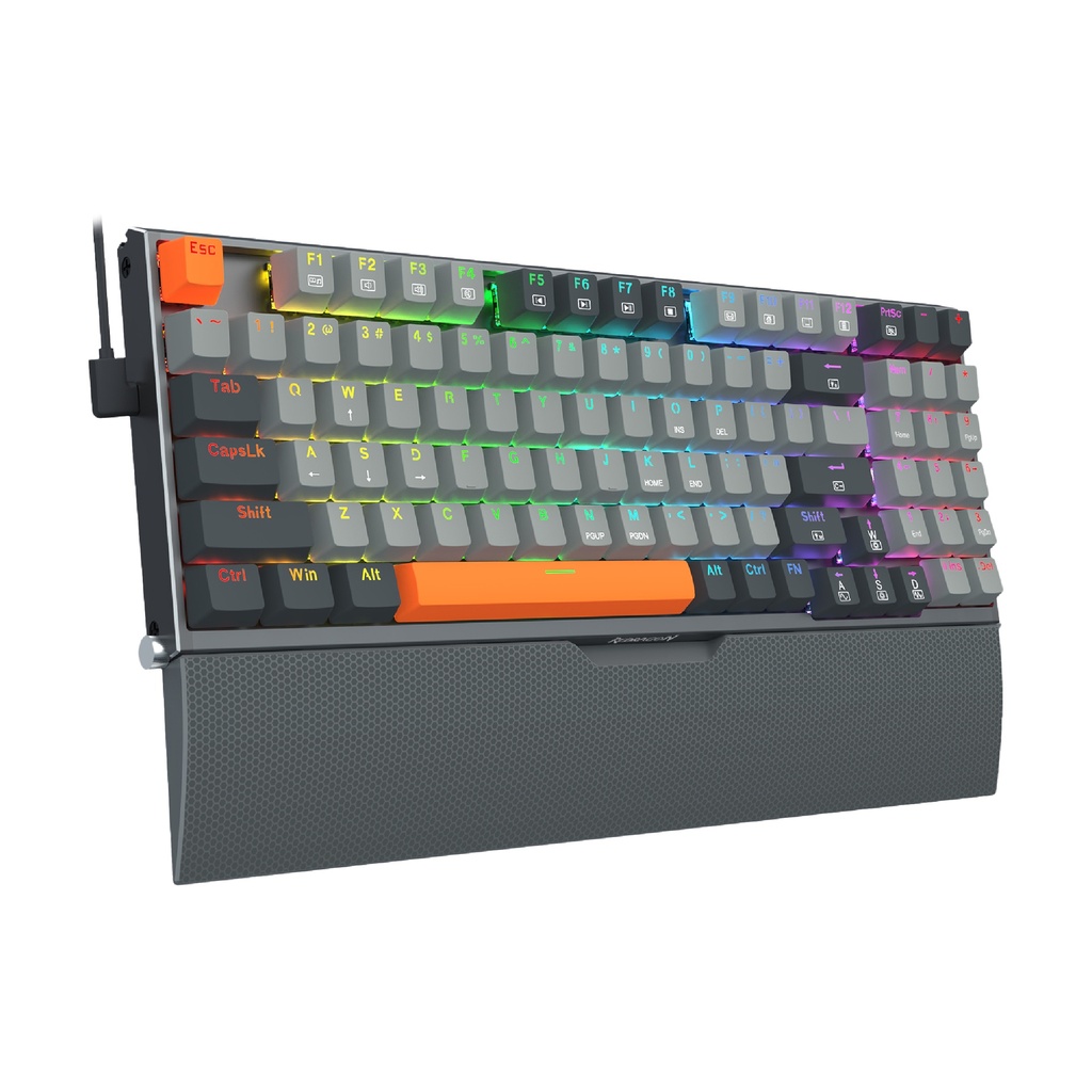 Teclado REDRAGON K648GG OLAF TIPO USB WIRED RGB MECANICO INGLES SWITCH DUST-PROOF RED (K648GG-RGB)(6950376717337)