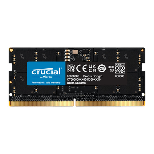 Memorias SO-DIMM DDR5 16384MB 16GB 4800MHZ CRUCIAL BLISTER