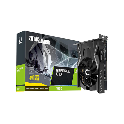 PLACA DE VIDEO ZOTAC GAMING NVIDIA GEFORCE GTX 1630 4GB GDDR6 (ZT-T16300F-10L)
