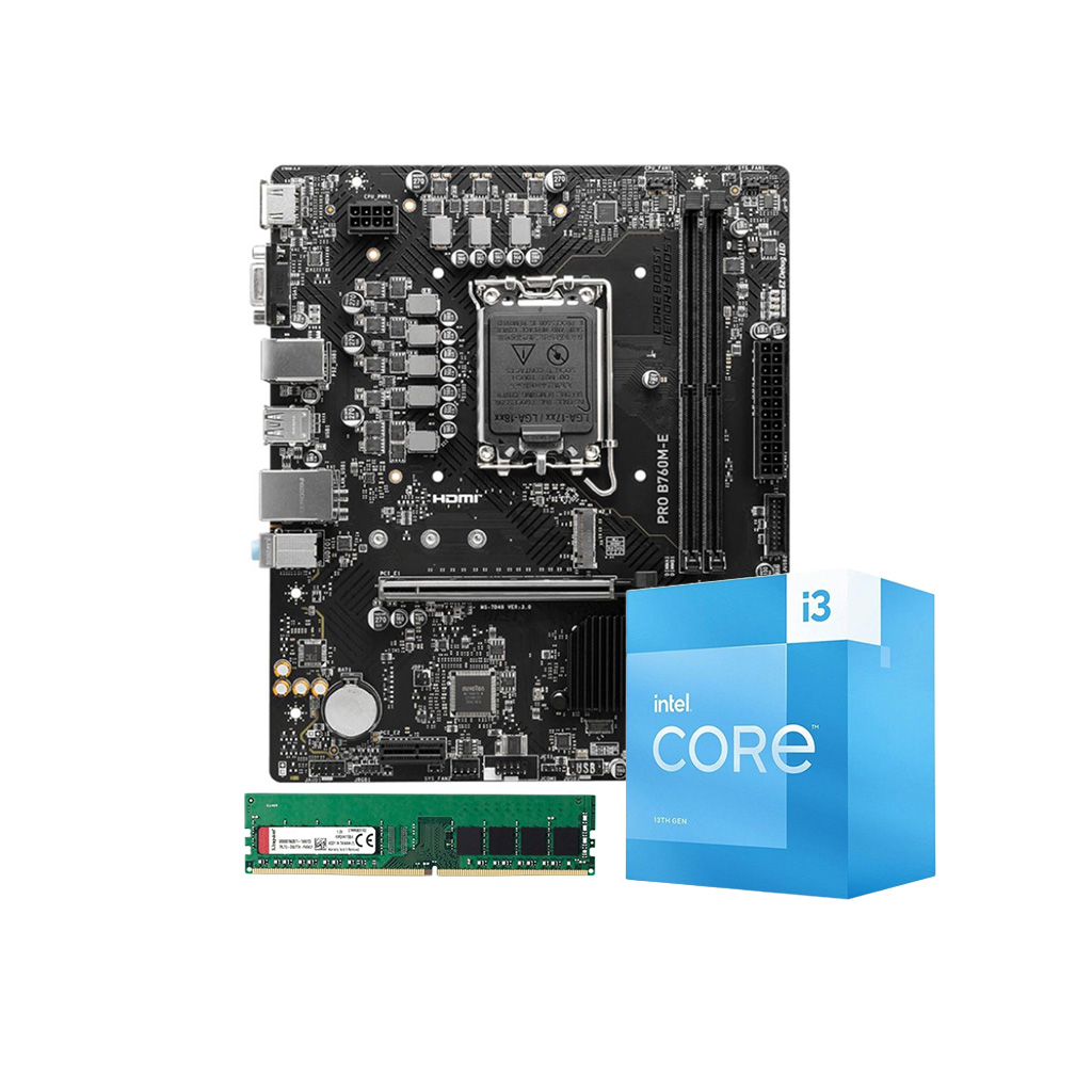 Combo Actualización Intel Core i3 13100 + Mother + 8gb ddr4