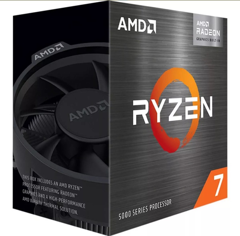Procesadores  RYZEN 7 5700 8C 3.7GHZ 4.6GHZ 20MB CACHE AM4 (100-100000743BOX)