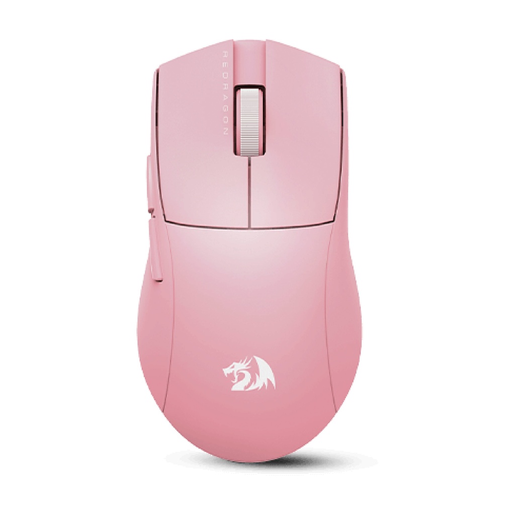 Mouses REDRAGON M916P KING PRO 4K CONNECTIVITY WIRE-WIRELESS 26000 DPI 5 BOTONES ROSA (M916P-PRO-4K)-(6950376722133)
