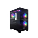 GABINETE ACONCAWA AURA V1 F-600W 5 COOLER FAN ARGB MICRO ATX (ACW-401)