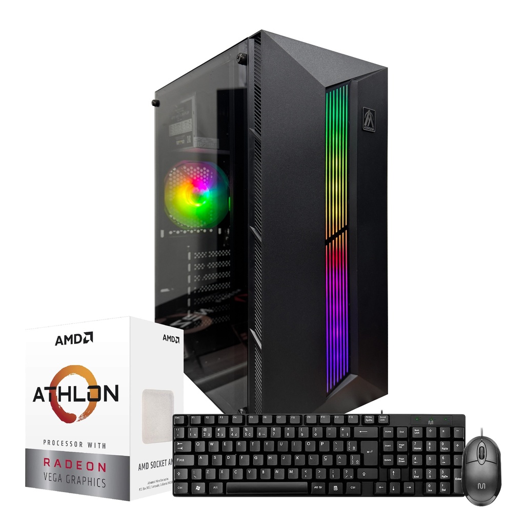 Pc AMD 3000G 16GB 480GB kit