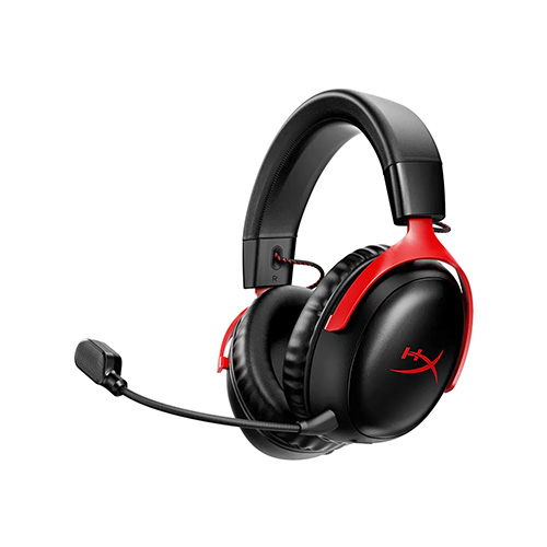 OUTLET AA: Auricular HYPERX CLOUD III WIRELESS DTSX BLACK-RED (77Z46AA)