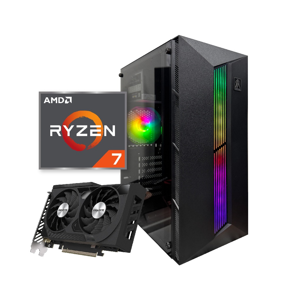 Pc AMD 5900XT 32GB 1TB RTX4060 NOXEN RGB