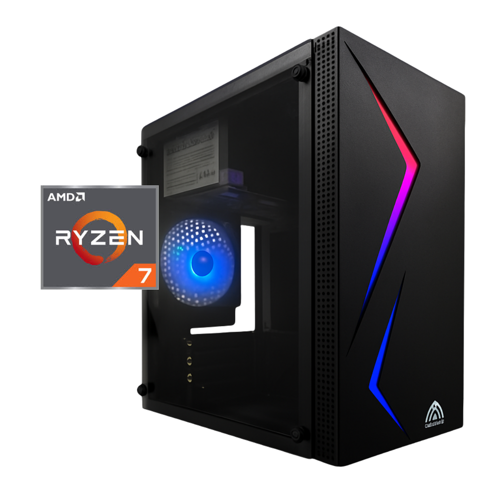 PC AMD 5700G 32 GB 1TB WIFI KIT RGB VOLTIX MONITOR 24