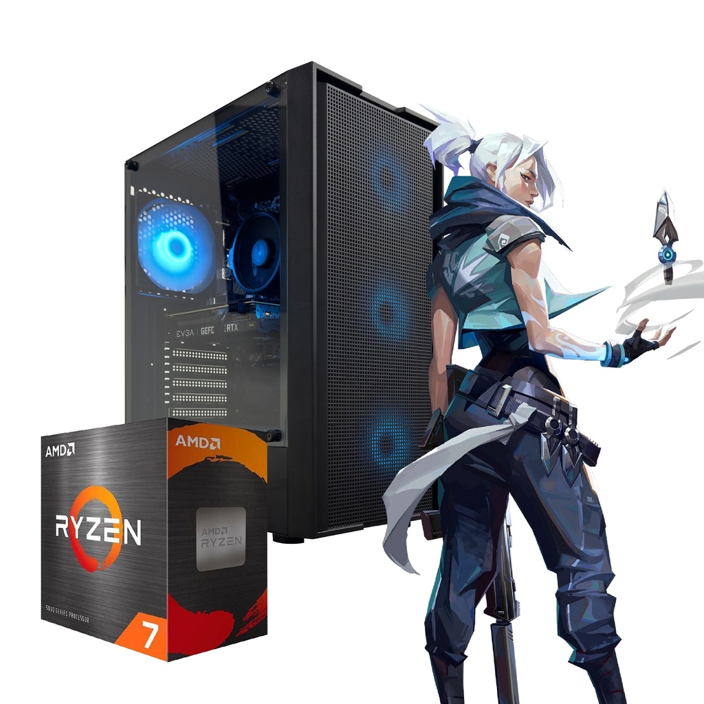 PC GAMER AMD 7 5700G 32GB 1TB WIFI STROMA 800w