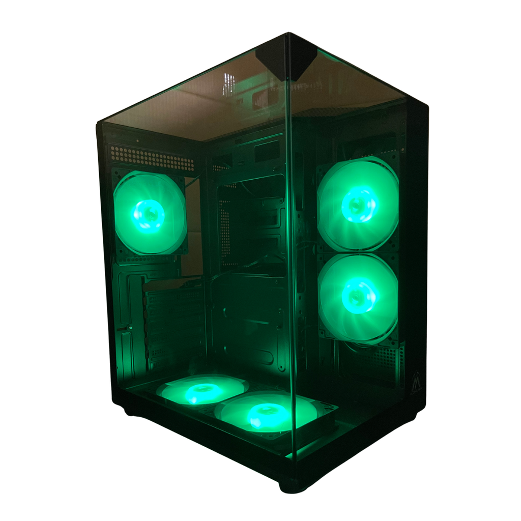 Gabinete Aconcawa Jarvis 5 coolers RGB M-atx | Fuente 800w (GB-KIT004)