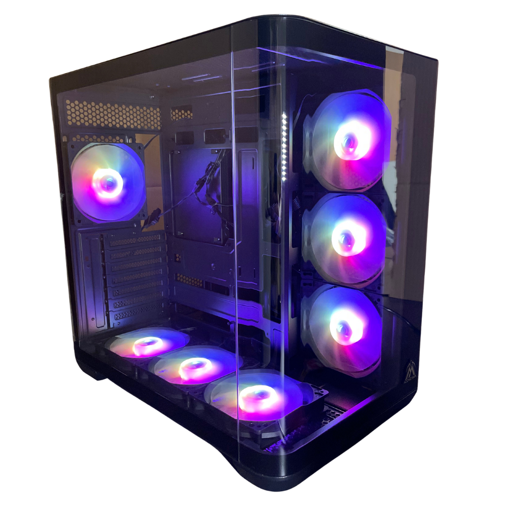 Gabinete Aconcawa Boris 7 coolers RGB ATX | Fuente 800w (GB-KIT006)