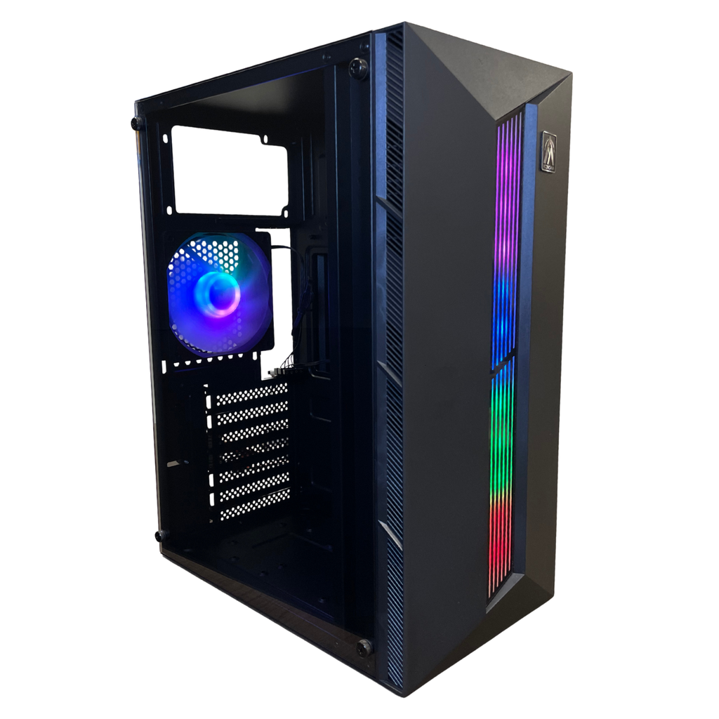 GABINETE ACONCAWA ULTIMATE GAMING SERIES RGB SIN FUENTE (LB-120-SF)