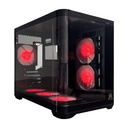 Gabinete gamer Aconcawa Zerix M-atx 6 coolers RGB (GB-KIT001SF)