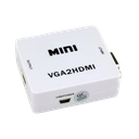 NETMAK ADAPTADOR VGA (H) CON JACK 3.5MM A SALIDA HDMI (H) (NM-HD2)