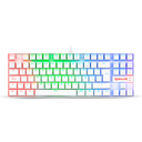 Teclado REDRAGON K552W KUMARA WHITE TIPO RGB SWICH DUST PROOF RED MECANICO LATINO (K552W-KR) (6950376704979)
