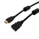 Nisuta Cable Hdmi Alargue De 1.5M Dorado V2.0 Con Filtros 2160P 4K (Nscahdmi2A)