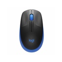 Mouses  LOGITECH M190 WIRELESS NEGRO/AZUL (910-005903)