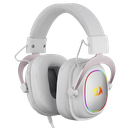 Auricular REDRAGON H510 ZEUS X USB CABLE CONNECTION WHITE (H510W-RGB) (6950376710079)