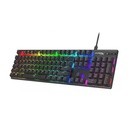 Teclado HYPERX ALLOY ORIGINS PBT TIPO RGB MECANICO SWITCH BLUE CLICKY ESPANOL (639N4AA ABM)