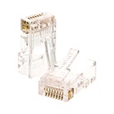 PLUG 8 CONTACTOS RJ-45  CAT5E (RJ-45) x bolsa de 50