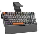 Teclado REDRAGON K648GG OLAF TIPO USB WIRED RGB MECANICO INGLES SWITCH DUST-PROOF RED (K648GG-RGB)(6950376717337)