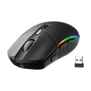 MOUSE REDRAGON INVADER PRO CONNECTION USB WIRE-WIRELESS BLACK RGB 8 BOTONES 10000 DPI (M719RGB-PRO) (6950376718457)