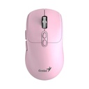 MOUSE GENIUS SILENT PINK CONNECTOR USB WIRELESS 2.4 - BLUETOOTH (NX-8080S BT)