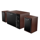 PARLANTE GENIUS WOOD SUBWOOFER MULTIMEDIA 2.1 15 WATT (SW-2.1 350)